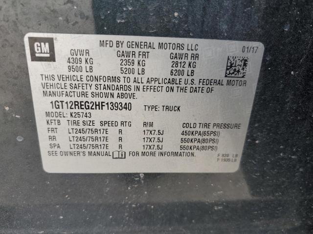 2017 GMC SIERRA K25 - 1GT12REG2HF139340
