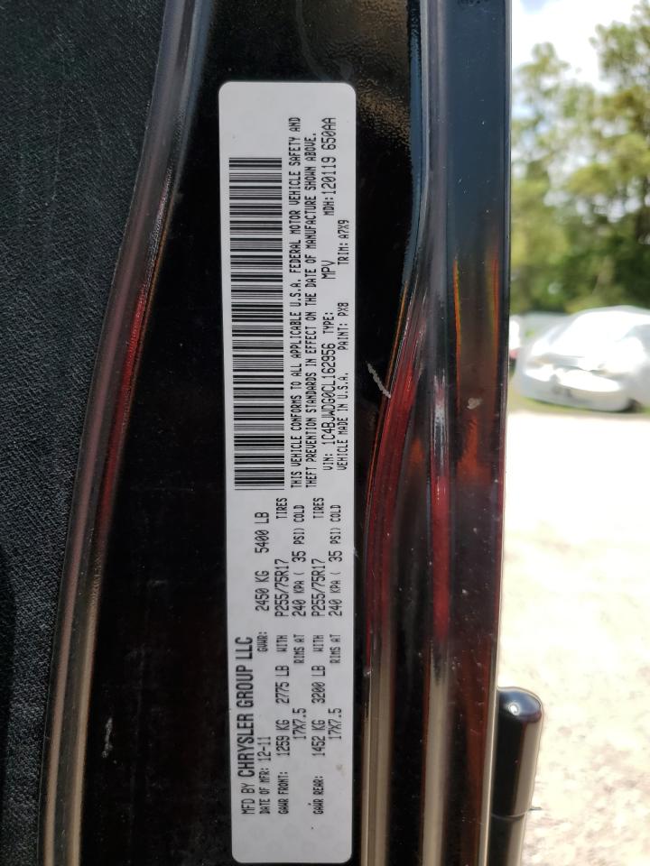 1C4BJWDG0CL162956 2012 Jeep Wrangler Unlimited Sport