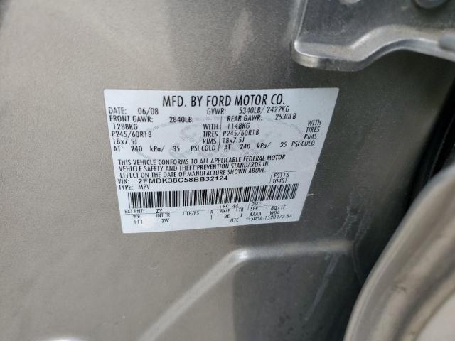 2FMDK38C58BB32124 2008 Ford Edge Sel