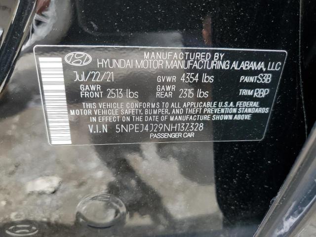 2022 Hyundai Sonata Sel Plus VIN: 5NPEJ4J29NH137328 Lot: 56676974