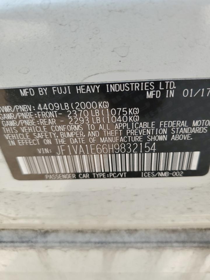 JF1VA1E66H9832154 2017 Subaru Wrx Premium