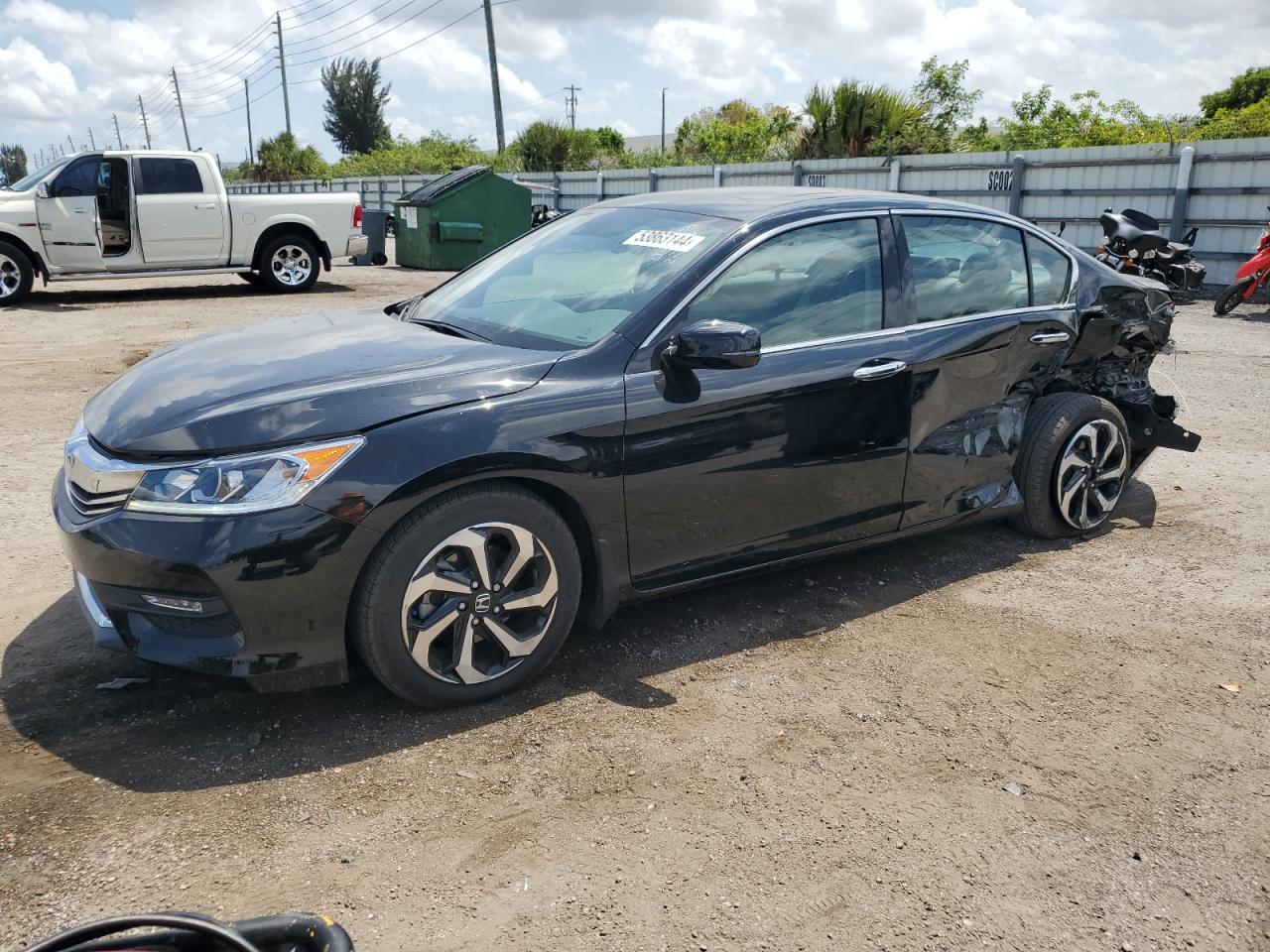 1HGCR3F00GA034814 2016 Honda Accord Exl