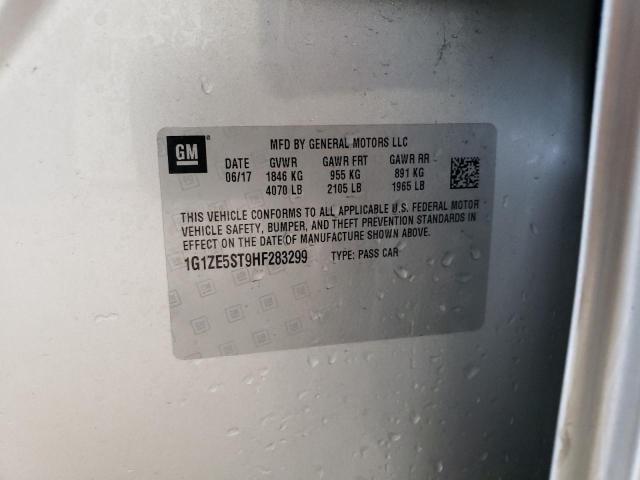 2017 CHEVROLET MALIBU LT - 1G1ZE5ST9HF283299