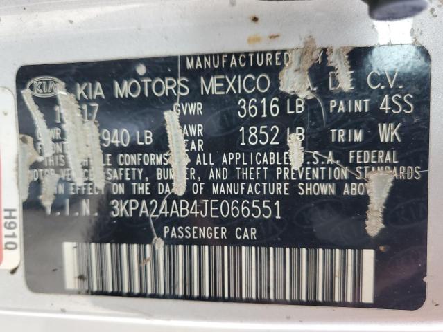 2018 KIA RIO LX - 3KPA24AB4JE066551