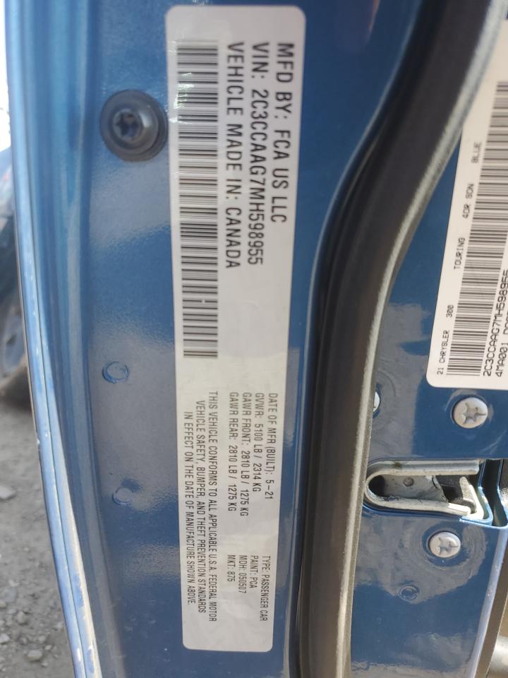 2C3CCAAG7MH598955 2021 Chrysler 300 Touring