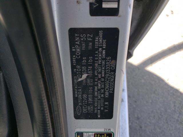 2009 Hyundai Accent Gls VIN: KMHCN46C29U333826 Lot: 55543354