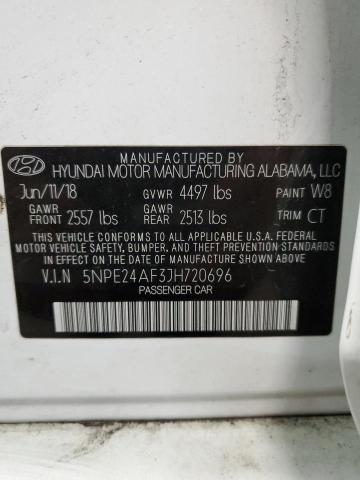 5NPE24AF3JH720696 2018 HYUNDAI SONATA - Image 12