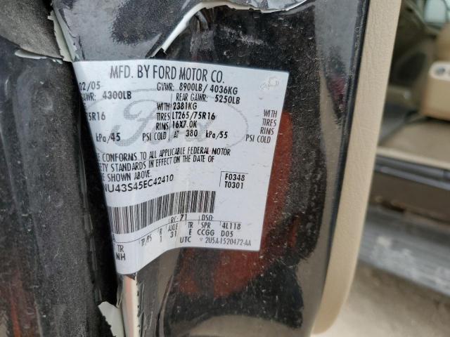 2005 Ford Excursion Limited VIN: 1FMNU43S45EC42410 Lot: 53562504