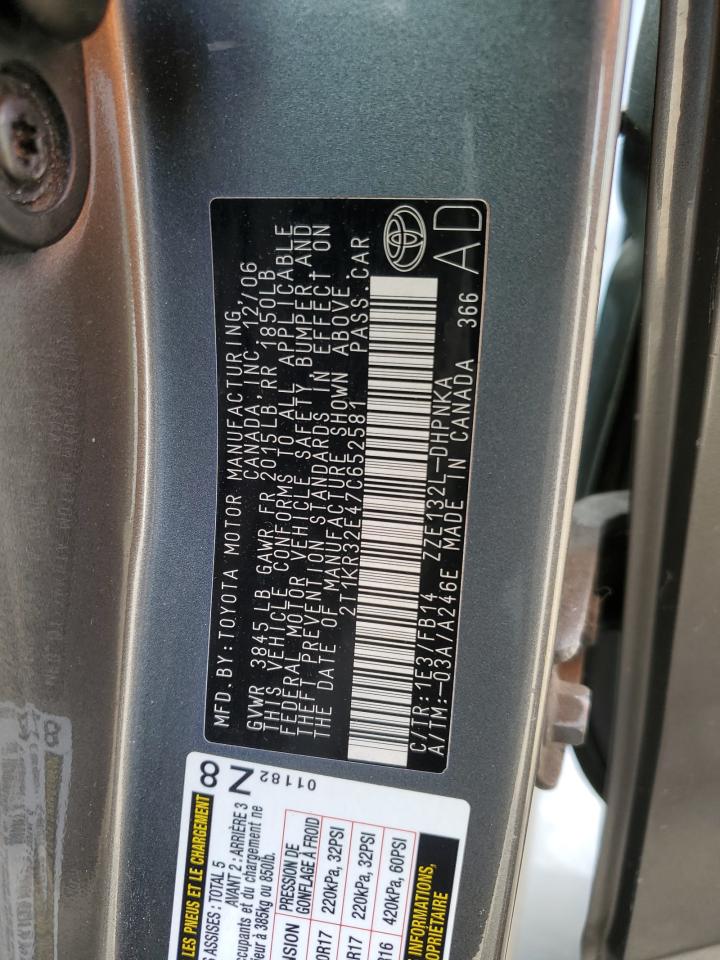 2T1KR32E47C652581 2007 Toyota Corolla Matrix Xr