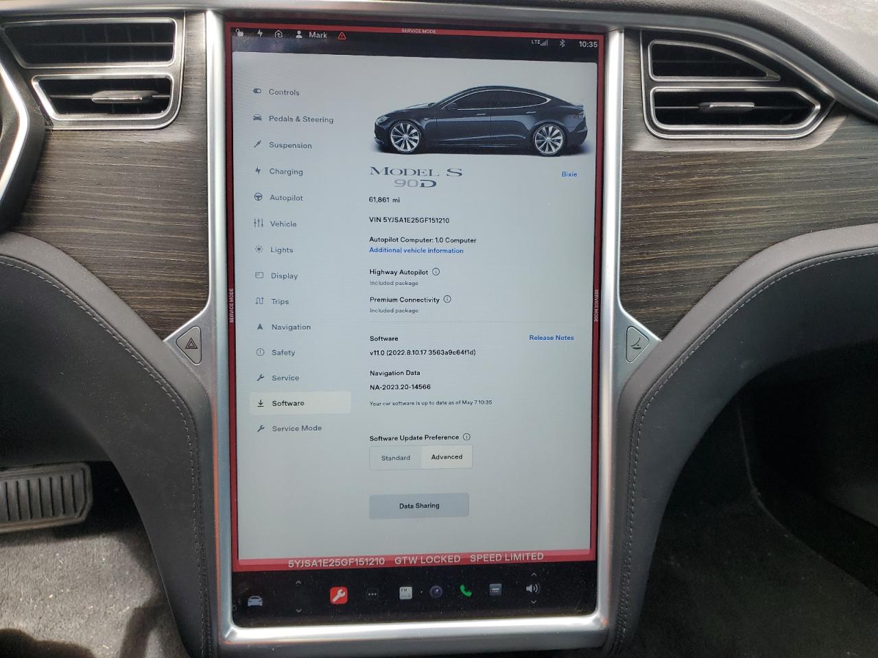 5YJSA1E25GF151210 2016 Tesla Model S