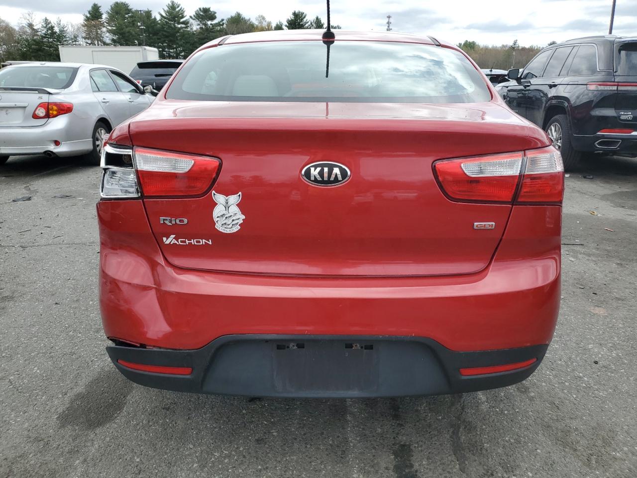 KNADM4A31E6407364 2014 Kia Rio Lx