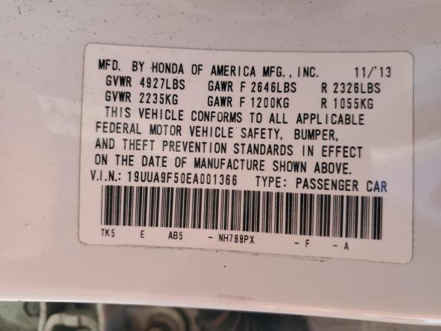 VIN 19UUA9F50EA001366 2014 Acura TL, Tech no.12