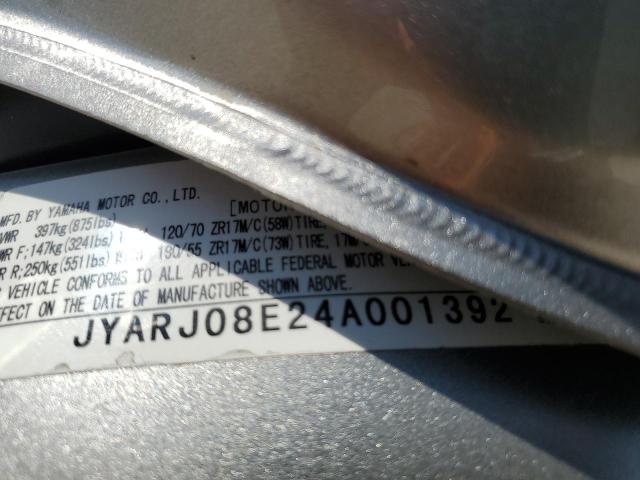 2004 YAMAHA FZ6 S - JYARJ08E24A001392