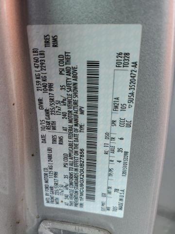 2016 Ford Escape Se VIN: 1FMCU9GX2GUB27856 Lot: 55105564