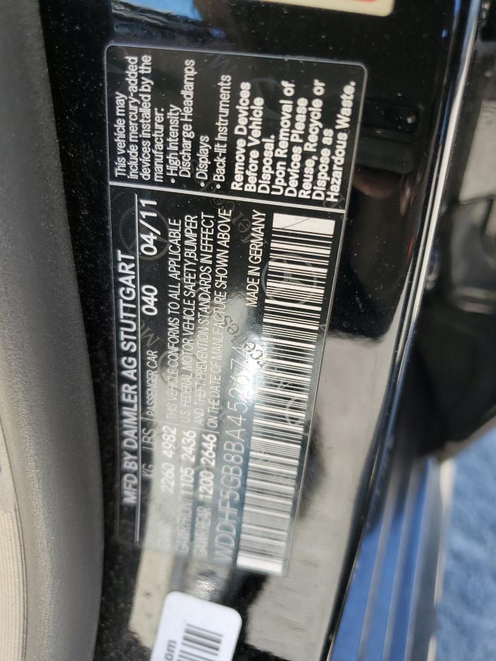 WDDHF5GB8BA452674 2011 Mercedes-Benz E 350