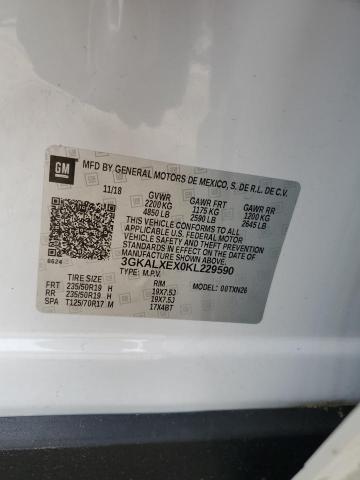 2019 GMC Terrain Denali VIN: 3GKALXEX0KL229590 Lot: 53837564