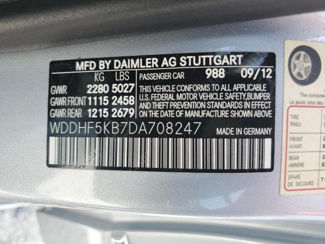 VIN WDDHF5KB7DA708247 2013 Mercedes-Benz E-Class, 350 no.12