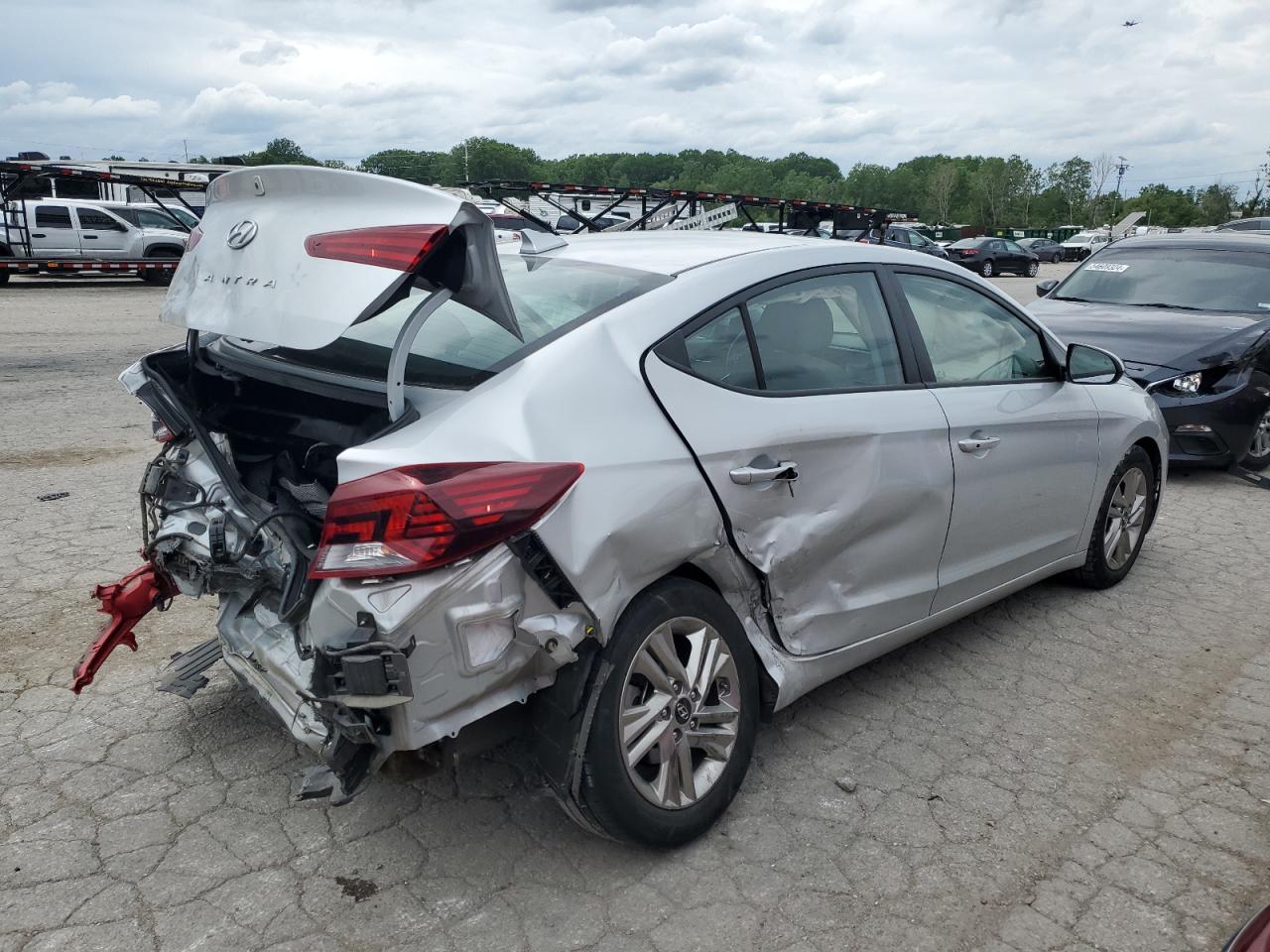 2019 Hyundai Elantra Sel vin: 5NPD84LFXKH483780