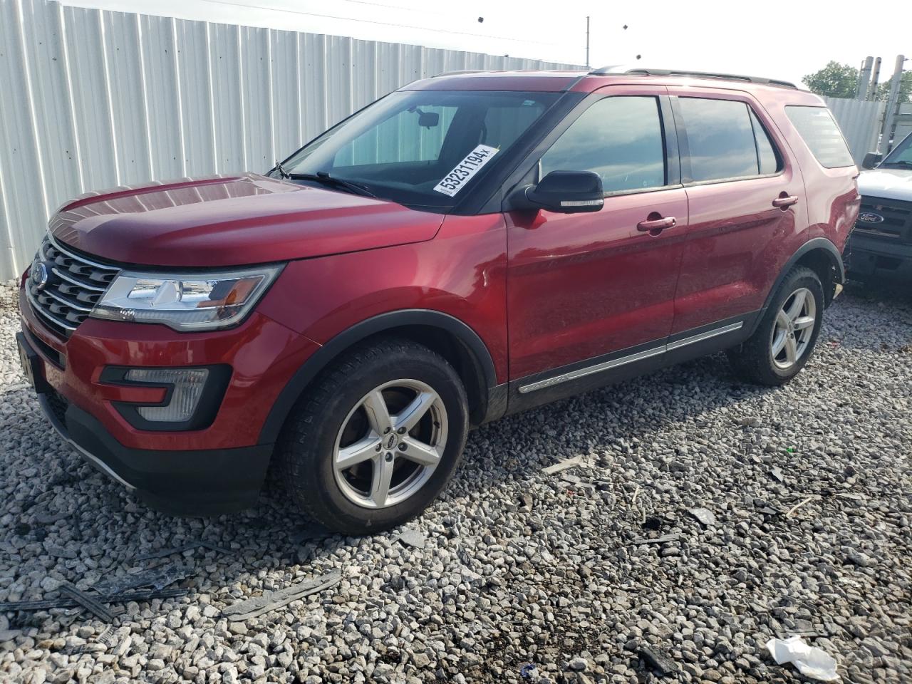 1FM5K8D80HGD51343 2017 Ford Explorer Xlt