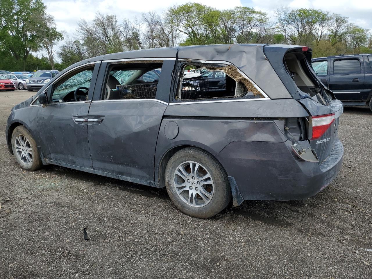 2013 Honda Odyssey Ex vin: 5FNRL5H44DB069851