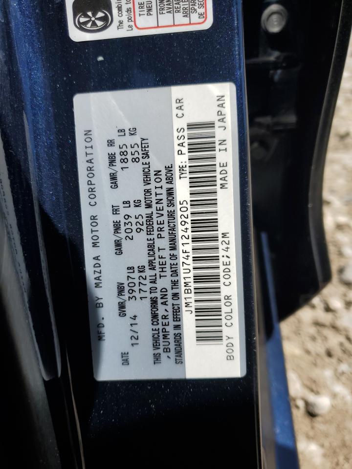 JM1BM1U74F1249205 2015 Mazda 3 Sport