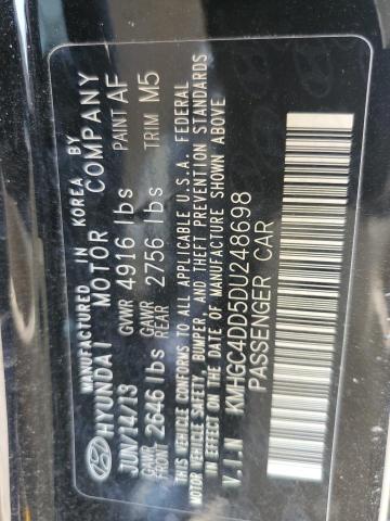 2013 HYUNDAI GENESIS 3. - KMHGC4DD5DU248698