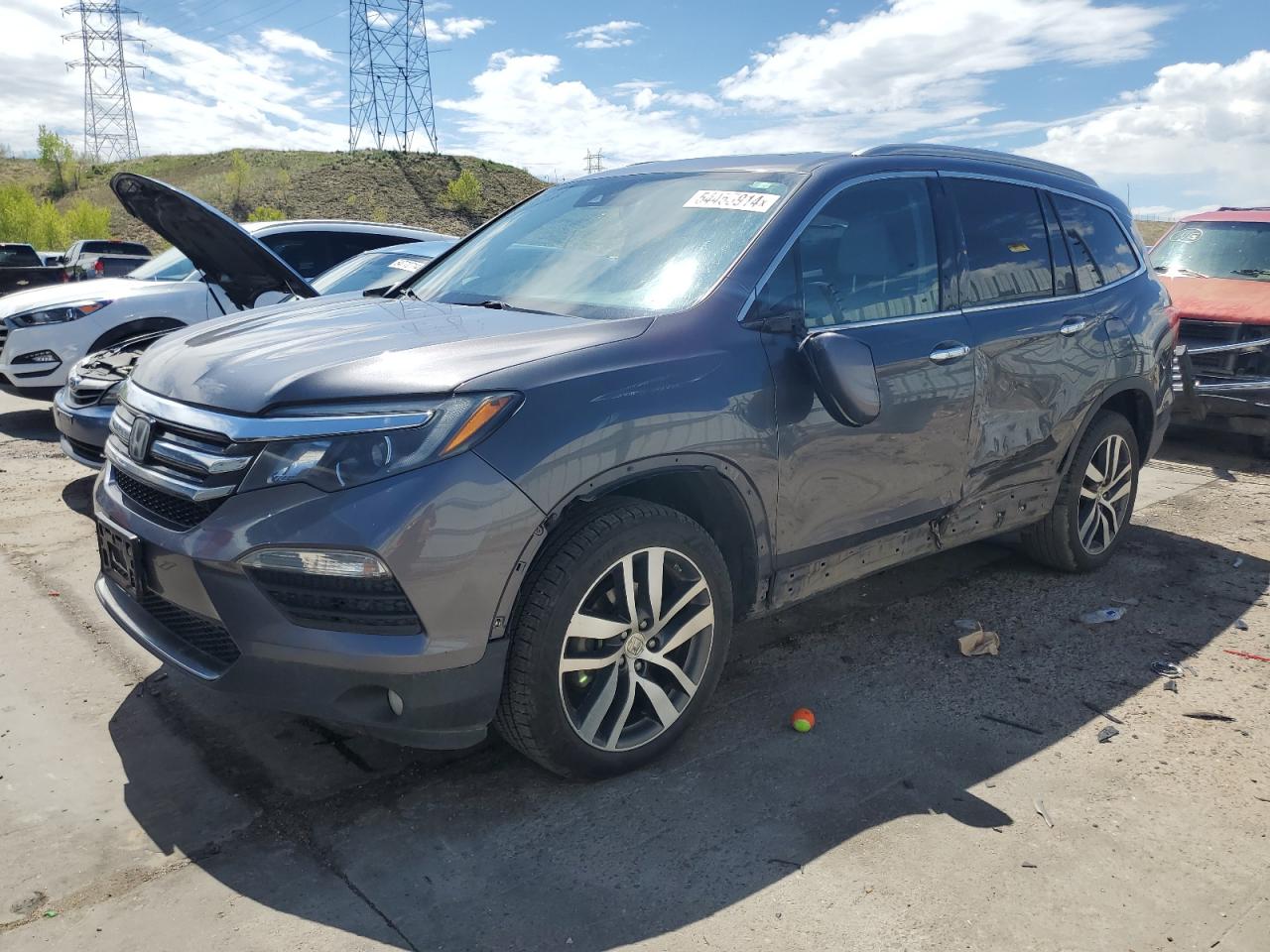 5FNYF6H93HB009988 2017 Honda Pilot Touring