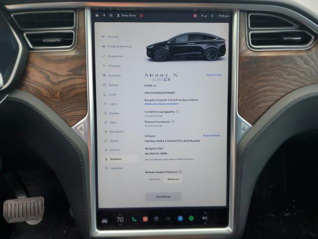 2017 Tesla Model X VIN: 5YJXCBE24HF066611 Lot: 54736354