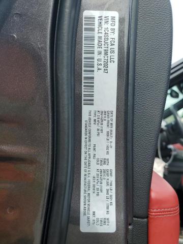 2021 Dodge Durango R/T VIN: 1C4SDJCT9MC720247 Lot: 55962334