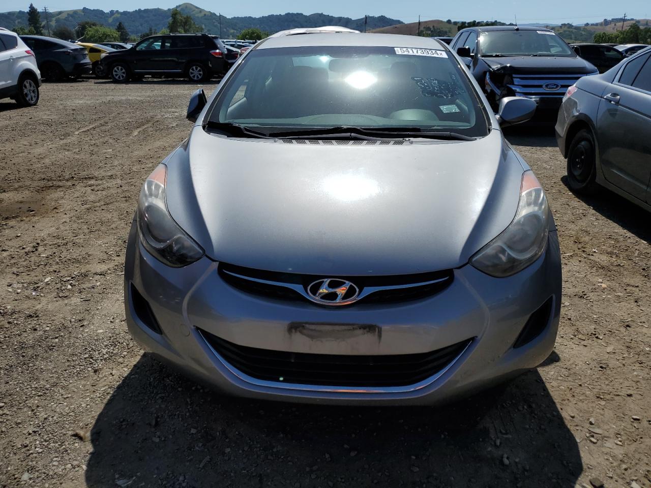 KMHDH4AEXCU448590 2012 Hyundai Elantra Gls