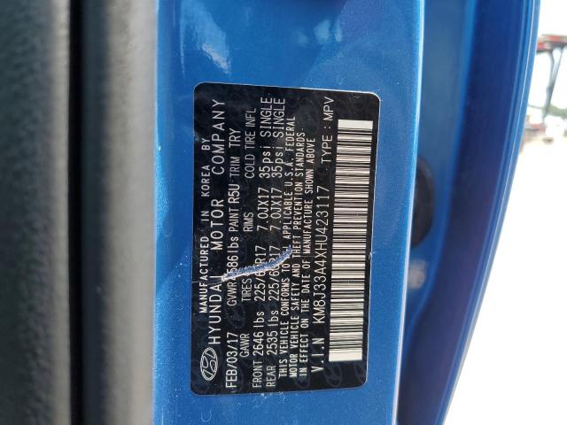 2017 Hyundai Tucson Limited VIN: KM8J33A4XHU423117 Lot: 56676244