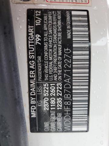 2013 Mercedes-Benz E 350 4Matic VIN: WDDHF8JB7DA712270 Lot: 55186144