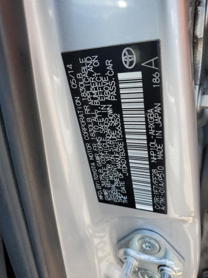 JTDKDTB3XE1566352 2014 Toyota Prius C