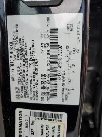 3FA6P0VP3HR175307 2017 FORD FUSION - Image 13