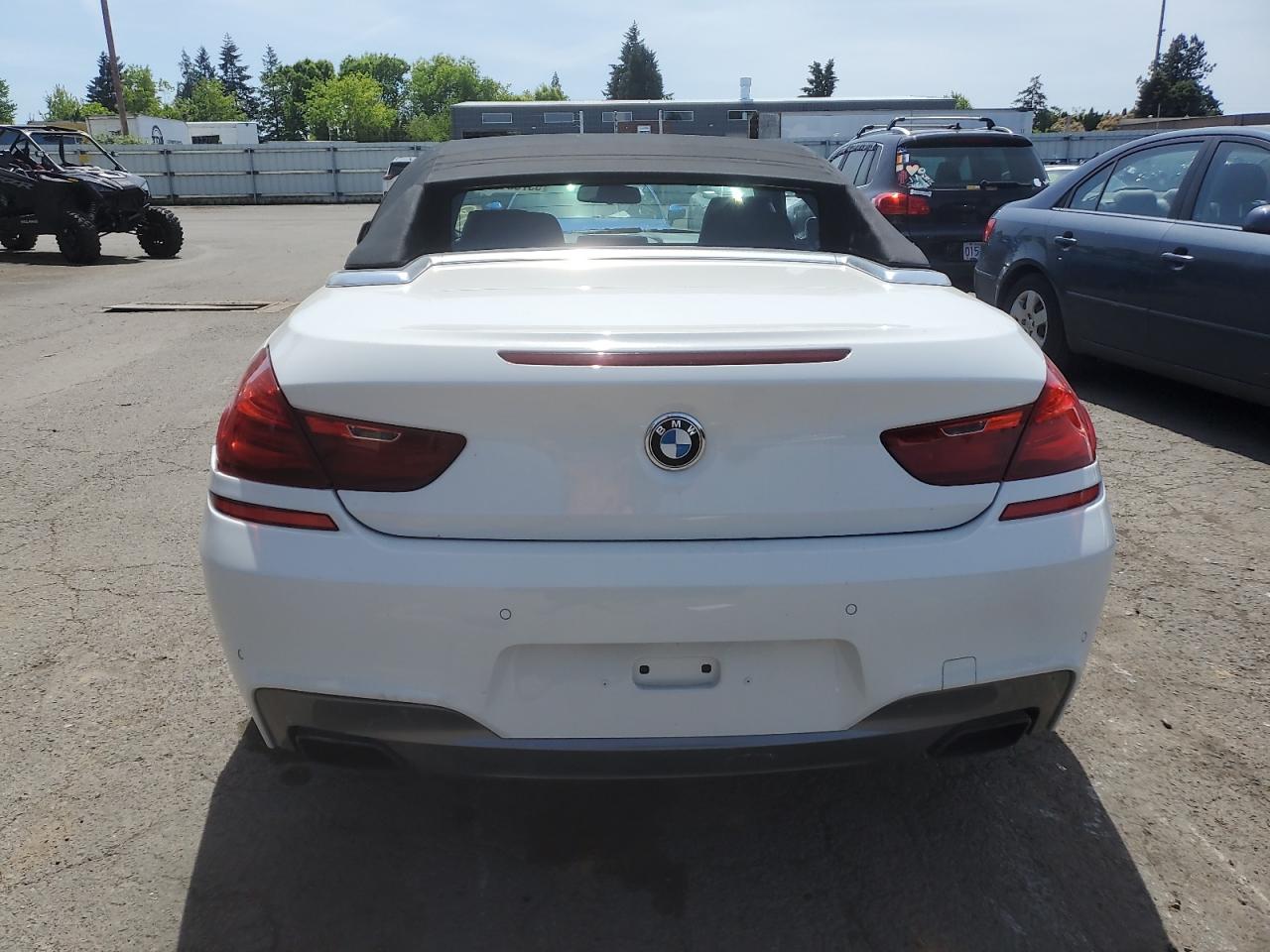 2012 BMW 650 I vin: WBALZ3C50CDL73187