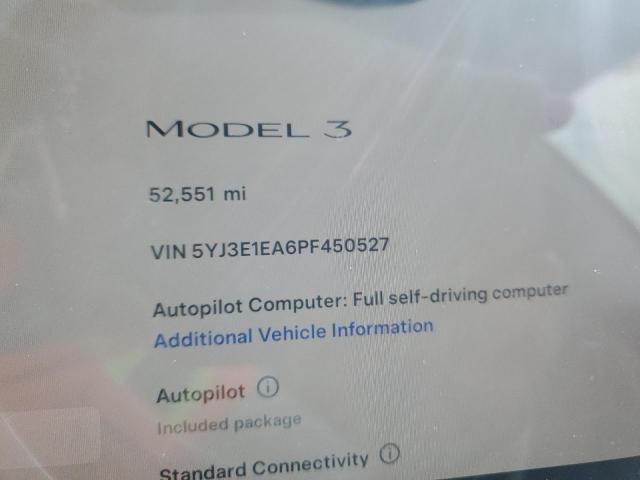 2023 Tesla Model 3 VIN: 5YJ3E1EA6PF450527 Lot: 56673314