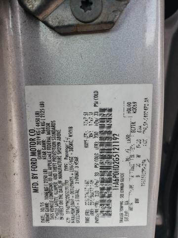 2016 Ford Fusion Se VIN: 1FA6P0HD2G5121192 Lot: 54258734