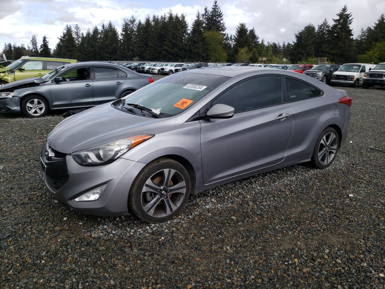 KMHDH6AE4DU009270 2013 Hyundai Elantra Coupe Gs