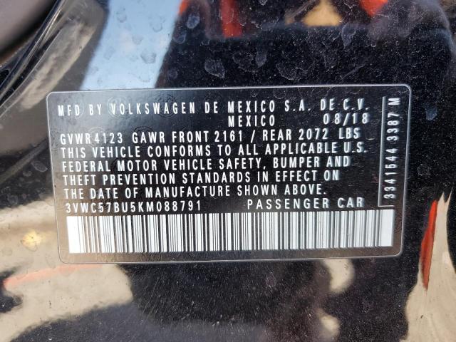 2019 VOLKSWAGEN JETTA S - 3VWC57BU5KM088791