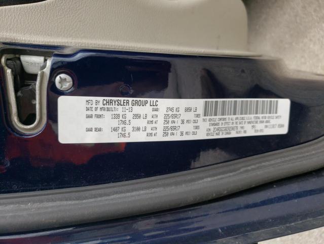 2014 Dodge Grand Caravan Sxt VIN: 2C4RDGCG6ER230278 Lot: 55390604