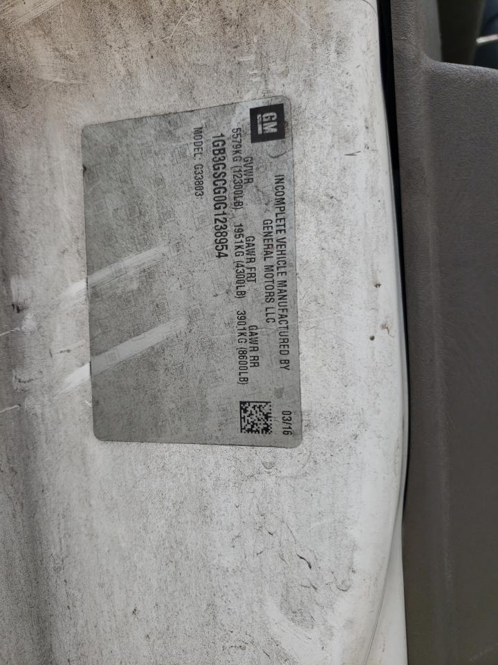 1GB3GSCG0G1238954 CHEVROLET EXPRESS 2016