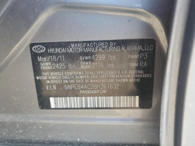 5NPEB4AC2BH267632 | 2011 Hyundai sonata gls