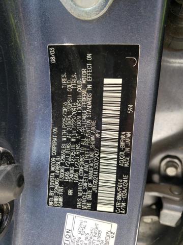 2003 Toyota Highlander VIN: JTEGD21A130072427 Lot: 52729394