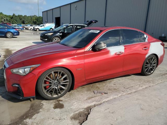 2019 Infiniti Q50 Red Sport 400 VIN: JN1FV7AP0KM760766 Lot: 54960554