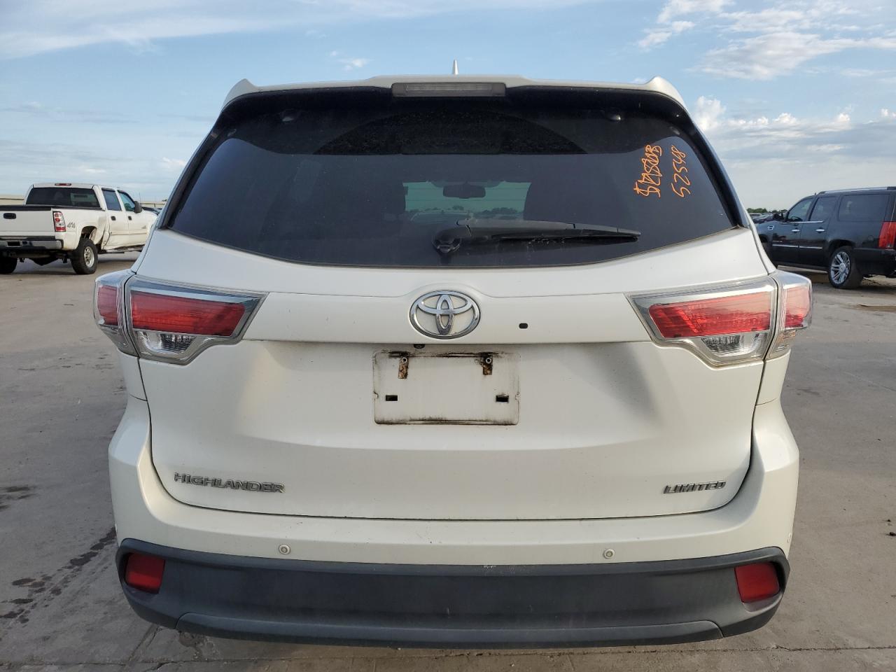 5TDYKRFH8FS100996 2015 Toyota Highlander Limited