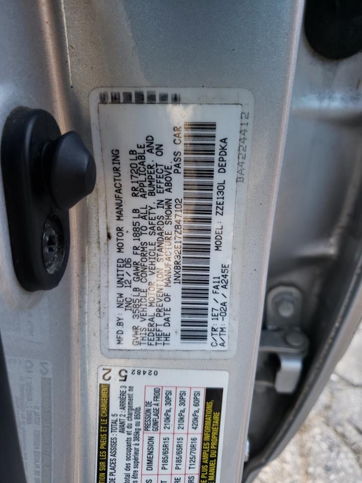 1NXBR32E17Z847102 2007 Toyota Corolla Ce