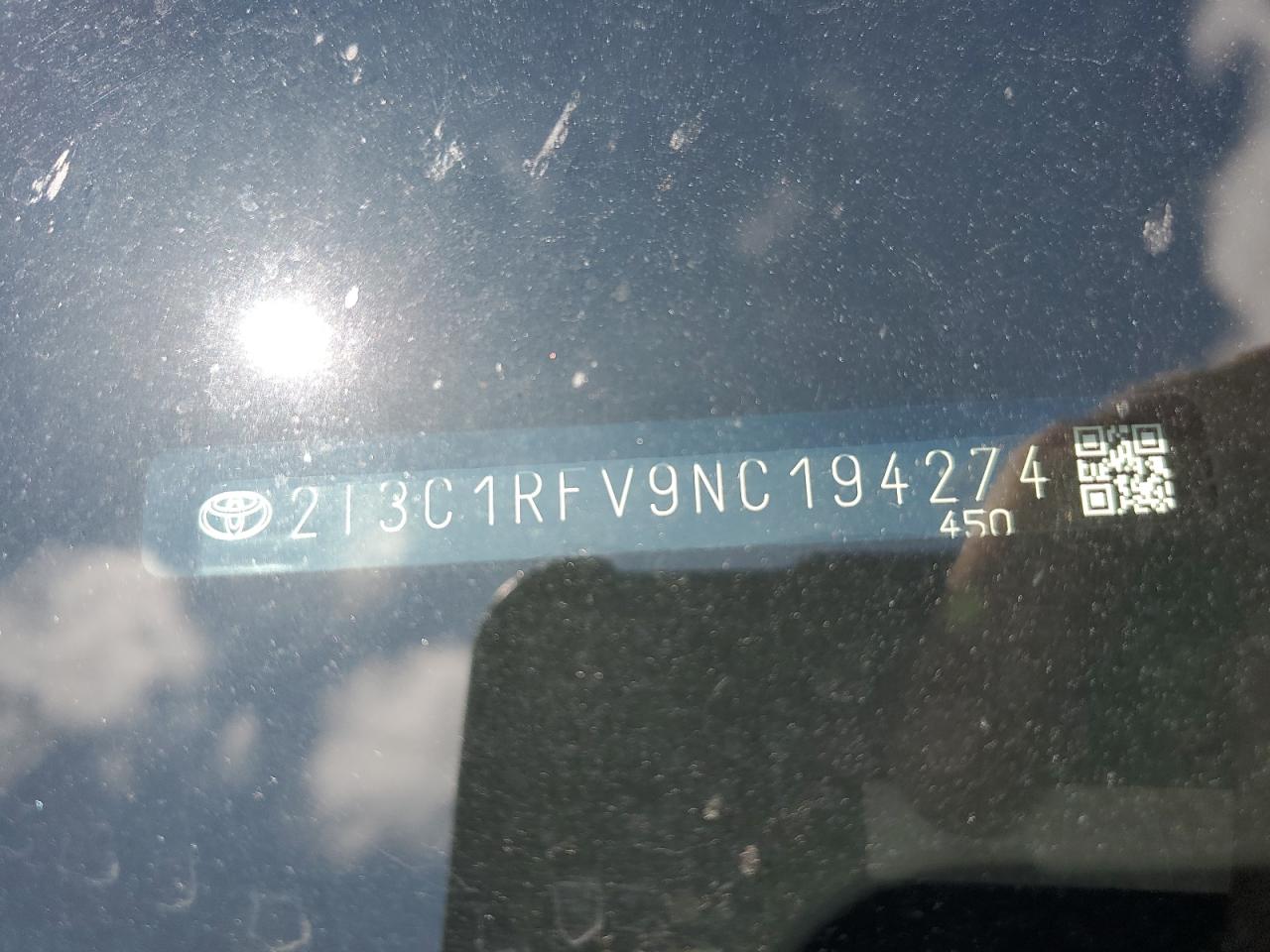 2T3C1RFV9NC194274 2022 Toyota Rav4 Xle Premium