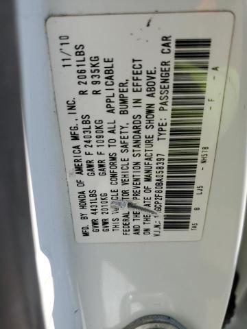 2011 Honda Accord Exl VIN: 1HGCP2F80BA058397 Lot: 54135534