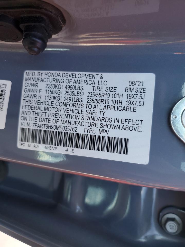 7FART6H93ME035762 2021 Honda Cr-V Touring