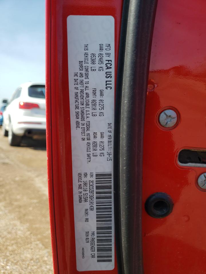 2C3CDZBT3GH101430 2016 Dodge Challenger R/T